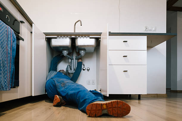 Professional Leak Detection technician working in West Bridgewater, MA